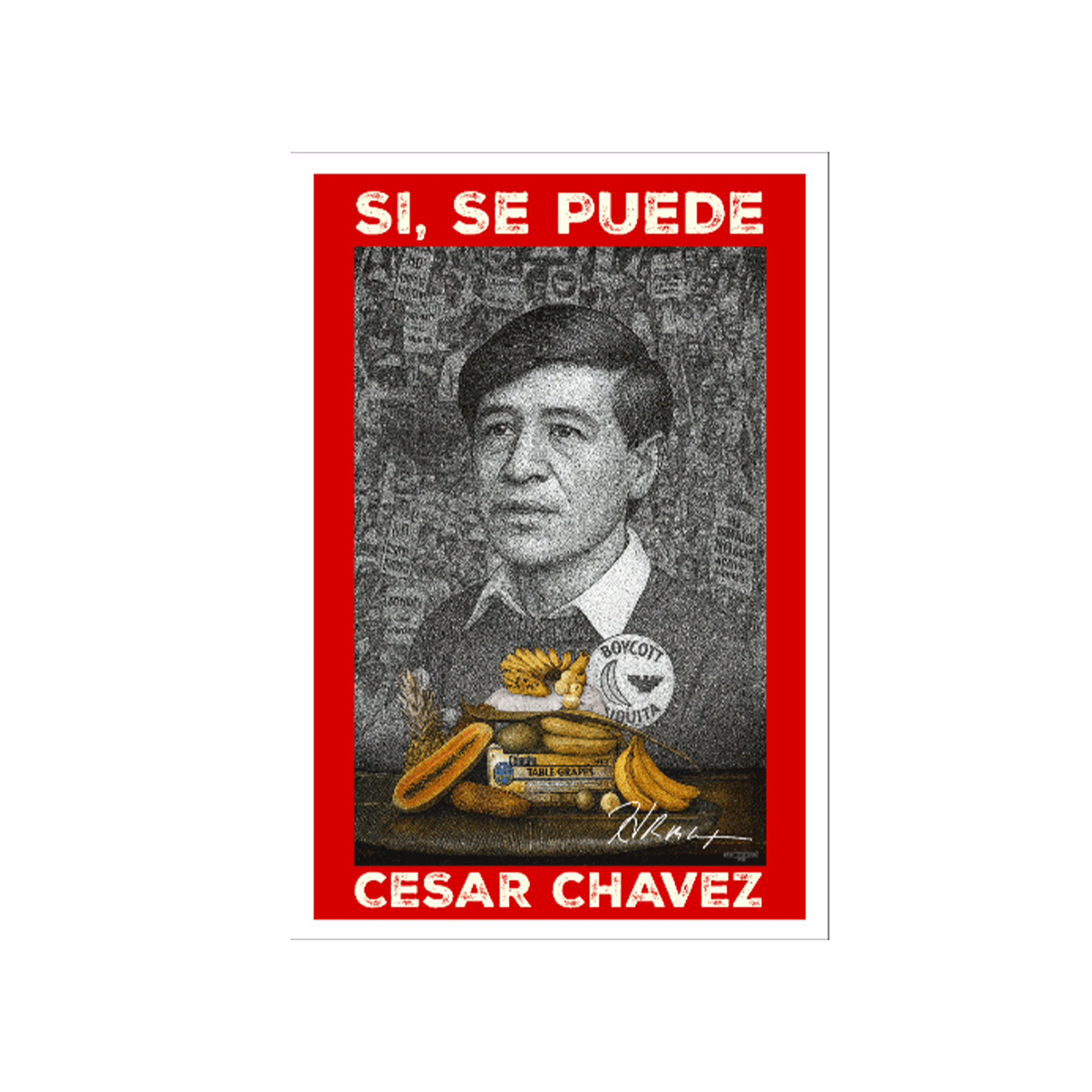 César Chávez Poster — “A Voice for Justice”