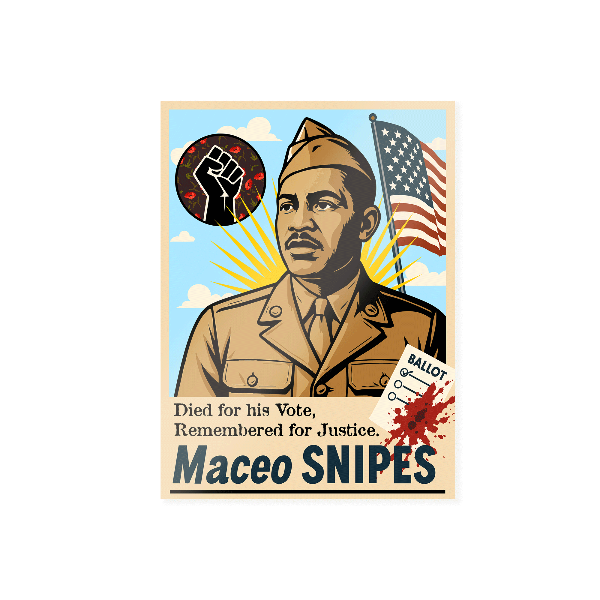 Maceo Snipes Poster