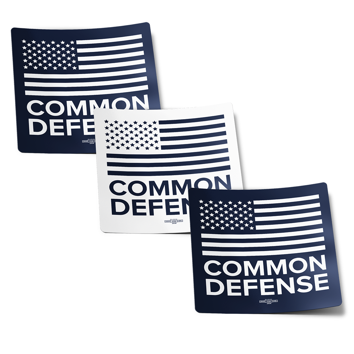 Square Sticker Pack – Common Defense